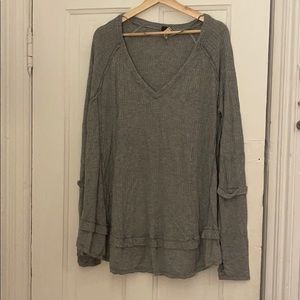 FREE PEOPLE flowy long sleeve top